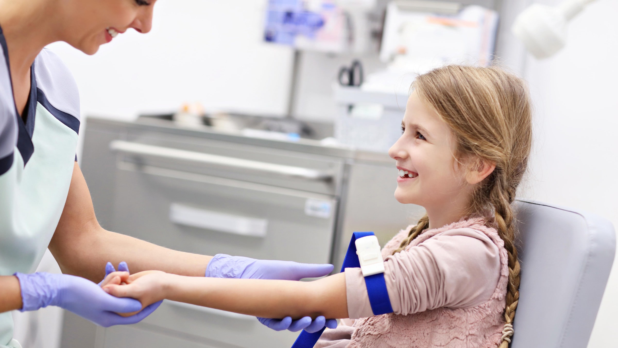 brave-little-girl-having-blood-collection-for-test